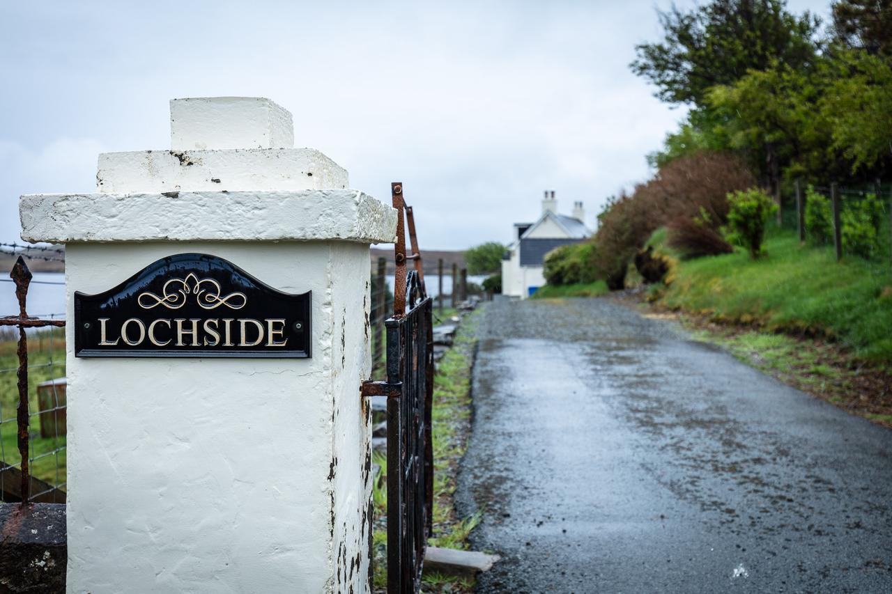 Villa Lochside Staffin Esterno foto